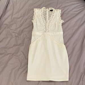 White Lace Dress (perfect for engagement party!)